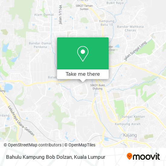 Bahulu Kampung Bob Dolzan map