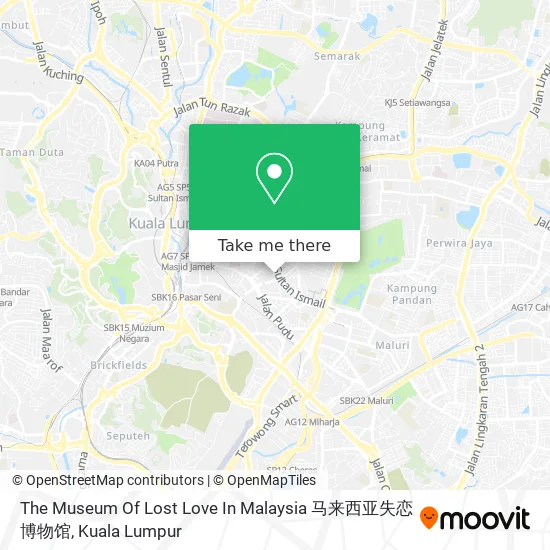 The Museum Of Lost Love In Malaysia 马来西亚失恋博物馆 map