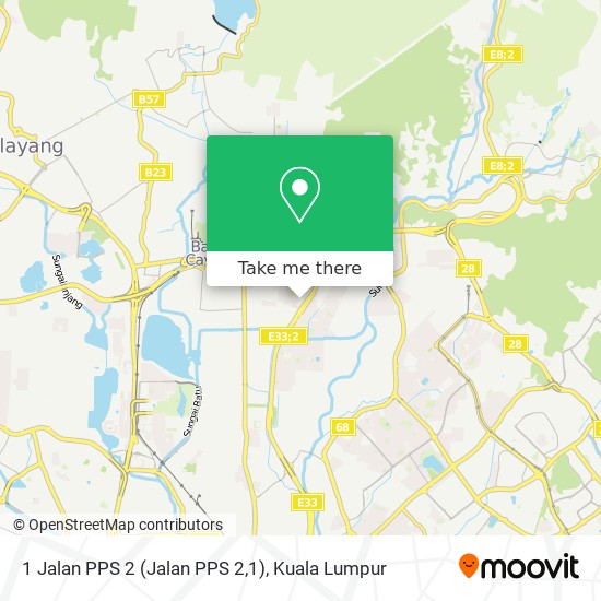 Peta 1 Jalan PPS 2 (Jalan PPS 2,1)