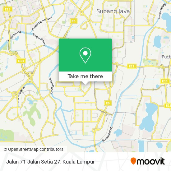 Peta Jalan 71 Jalan Setia 27