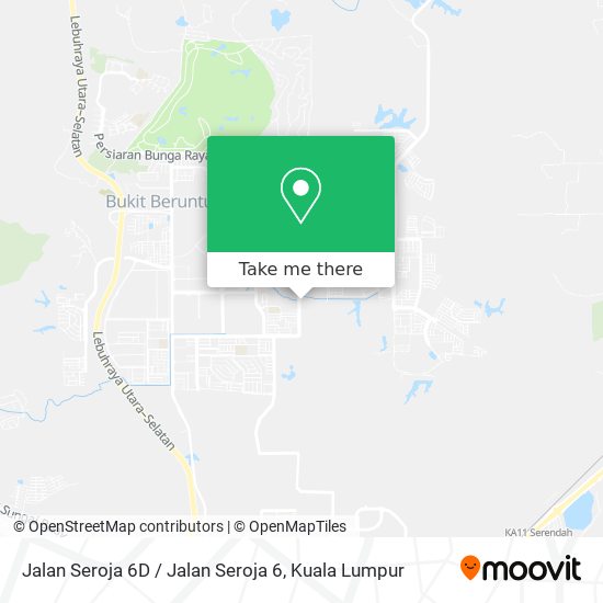 Jalan Seroja 6D / Jalan Seroja 6 map