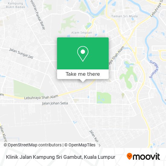 Klinik Jalan Kampung Sri Gambut map