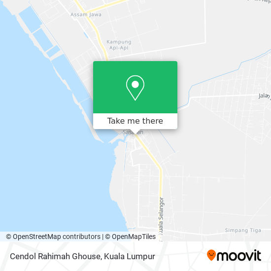 Cendol Rahimah Ghouse map