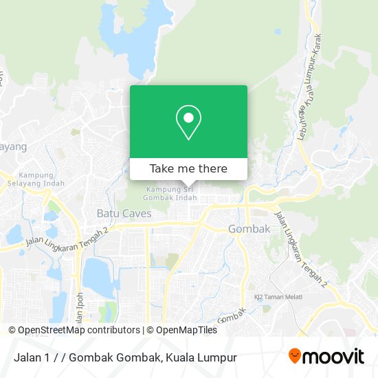 Peta Jalan 1 / / Gombak Gombak