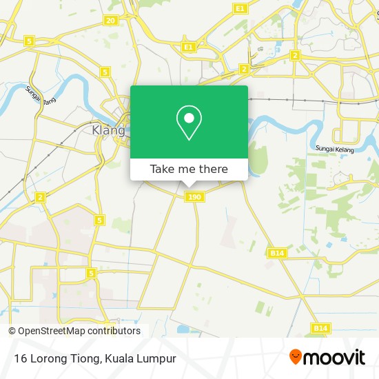 16 Lorong Tiong map