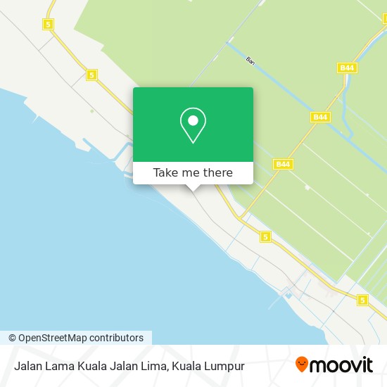 Jalan Lama Kuala Jalan Lima map
