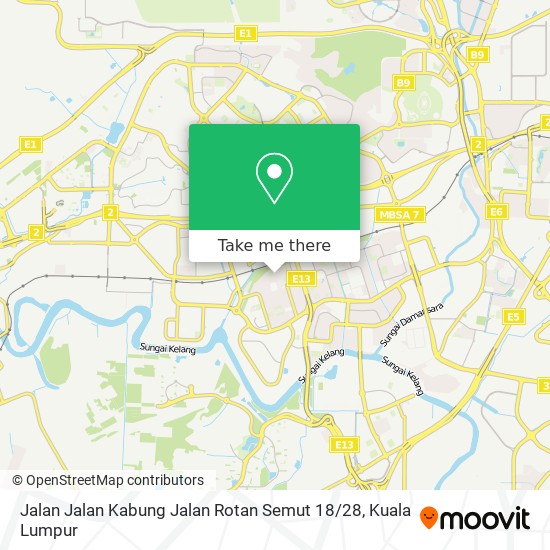 Jalan Jalan Kabung Jalan Rotan Semut 18 / 28 map