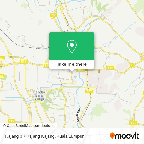 Kajang 3 / Kajang Kajang map