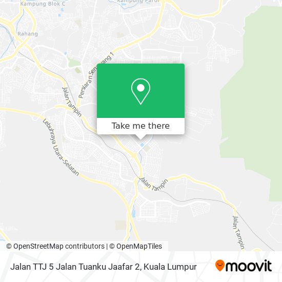 Jalan TTJ 5 Jalan Tuanku Jaafar 2 map