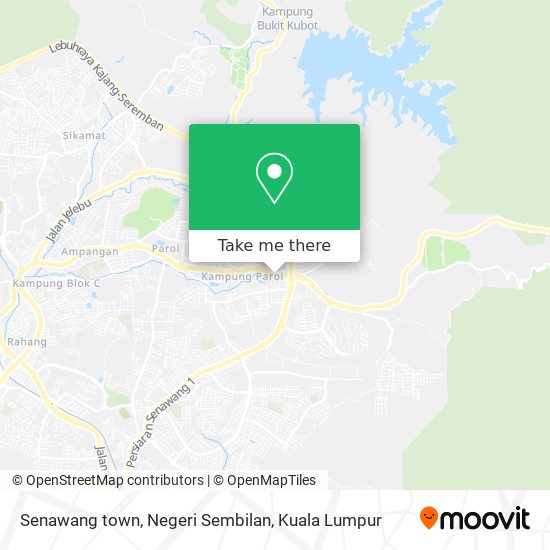 Senawang town, Negeri Sembilan map