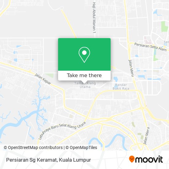 Peta Persiaran Sg Keramat