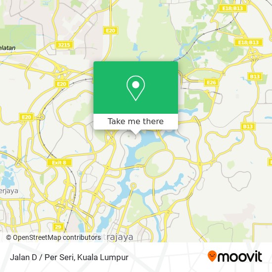 Jalan D / Per Seri map