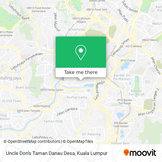 Uncle Don’s Taman Danau Desa map