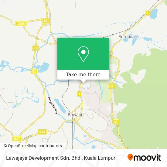 Lawajaya Development Sdn. Bhd. map