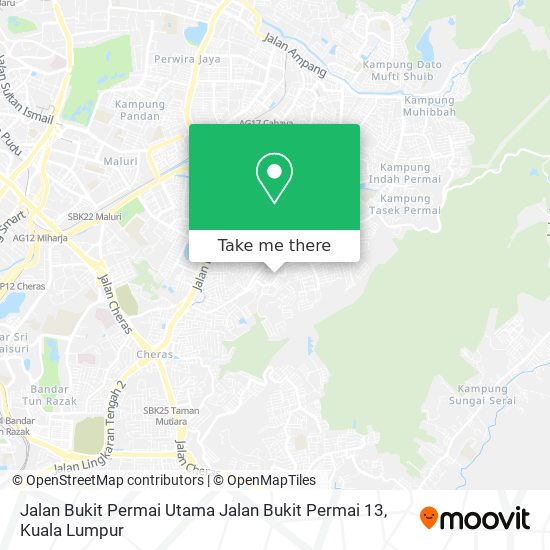 Jalan Bukit Permai Utama Jalan Bukit Permai 13 map