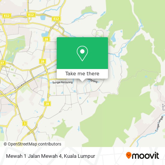 Mewah 1 Jalan Mewah 4 map