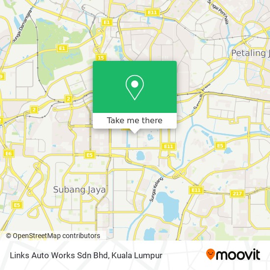 Links Auto Works Sdn Bhd map