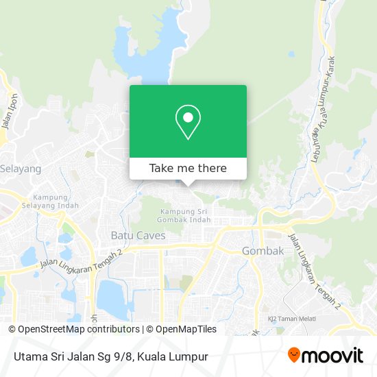 Utama Sri Jalan Sg 9/8 map