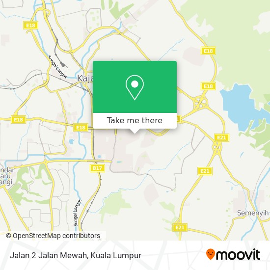 Jalan 2 Jalan Mewah map