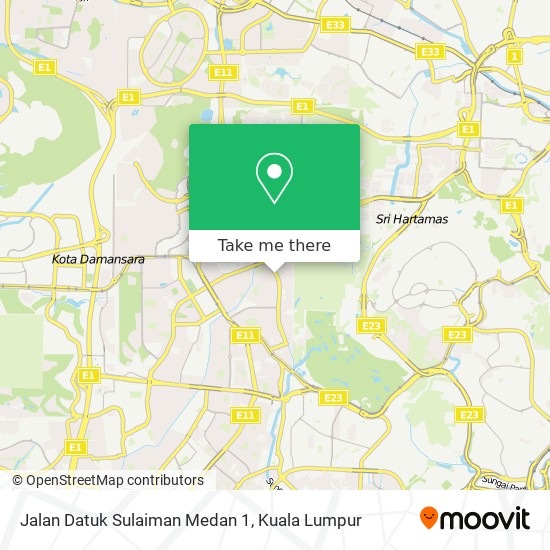 Jalan Datuk Sulaiman Medan 1 map