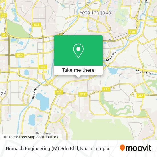 Humach Engineering (M) Sdn Bhd map