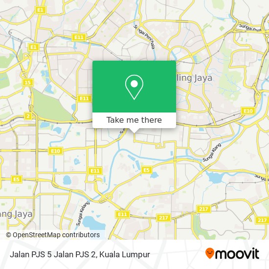 Jalan PJS 5 Jalan PJS 2 map