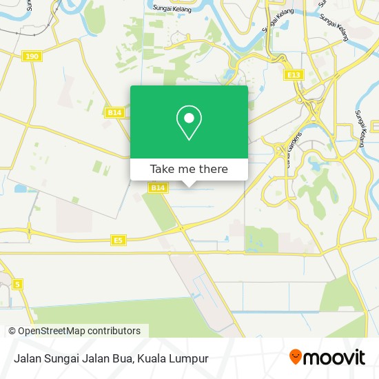 Jalan Sungai Jalan Bua map