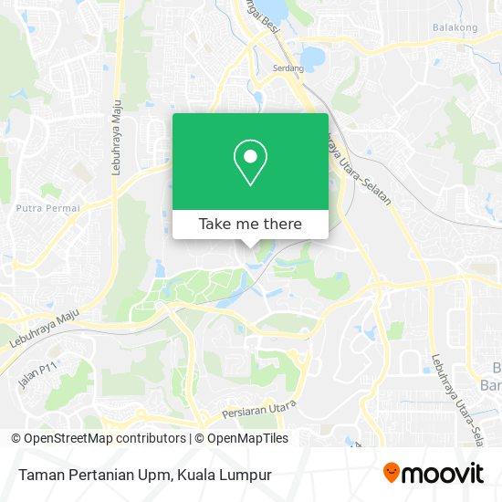 How To Get To Taman Pertanian Upm In Seri Kembangan By Bus Or Train Moovit