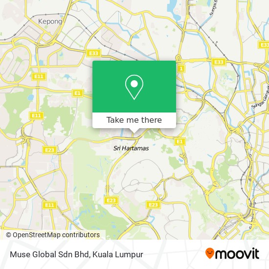 Muse Global Sdn Bhd map