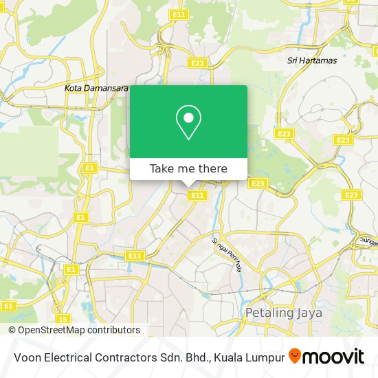 Voon Electrical Contractors Sdn. Bhd. map