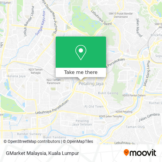 Peta GMarket Malaysia