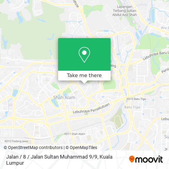 Jalan / 8 / Jalan Sultan Muhammad 9 / 9 map