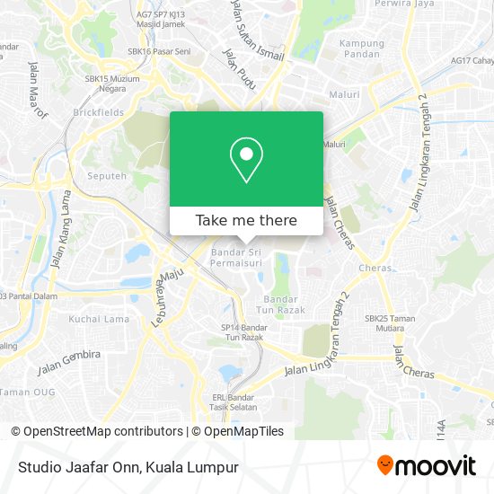 Studio Jaafar Onn map
