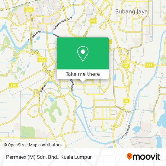 Permaex (M) Sdn. Bhd. map