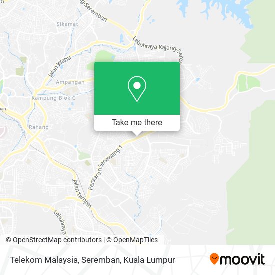 Telekom Malaysia, Seremban map