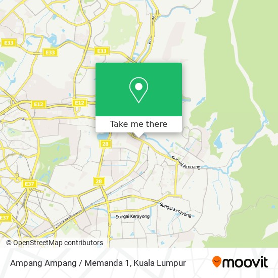 Ampang Ampang / Memanda 1 map