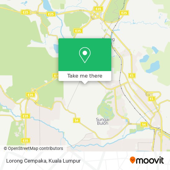 Lorong Cempaka map