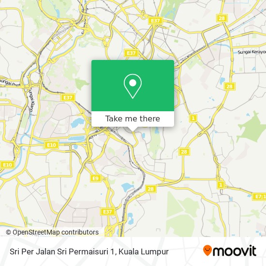 Sri Per Jalan Sri Permaisuri 1 map