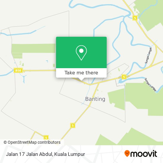 Peta Jalan 17 Jalan Abdul