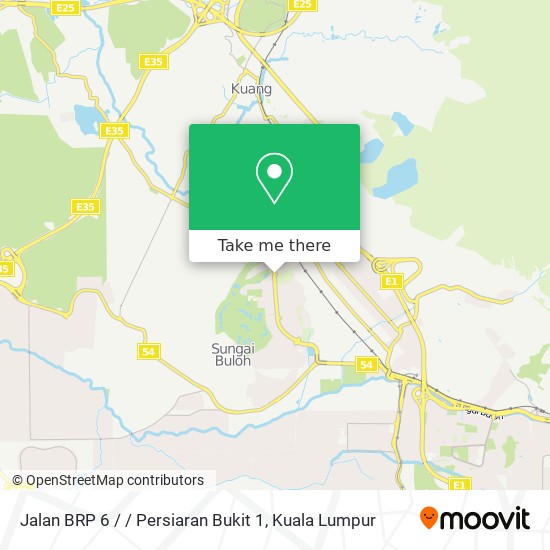 Jalan BRP 6 / / Persiaran Bukit 1 map