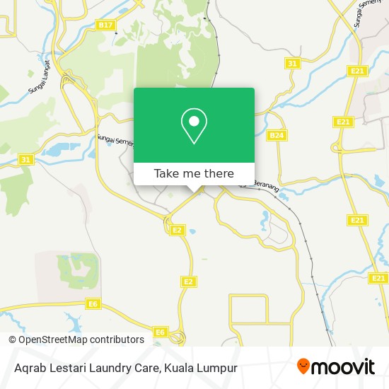 Aqrab Lestari Laundry Care map