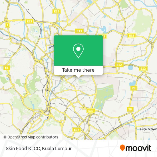 Skin Food KLCC map