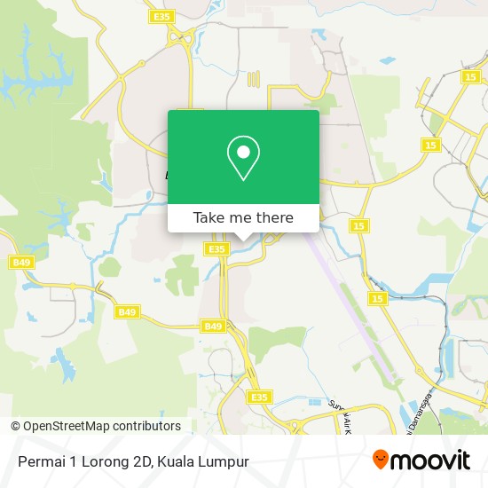 Peta Permai 1 Lorong 2D