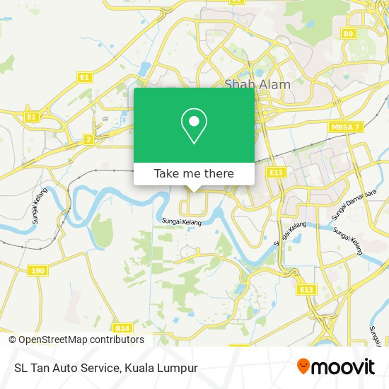 SL Tan Auto Service map