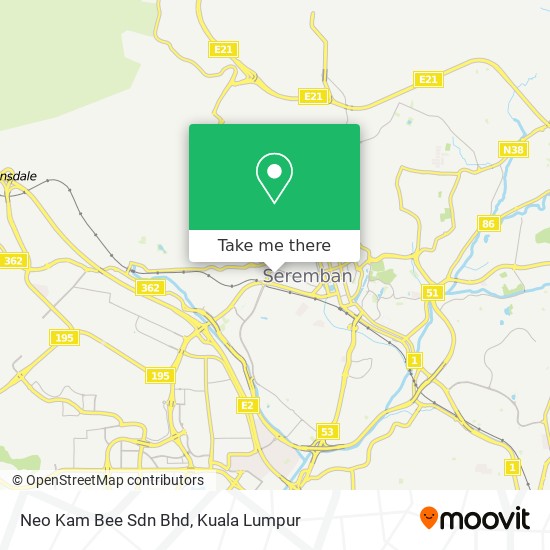 Peta Neo Kam Bee Sdn Bhd