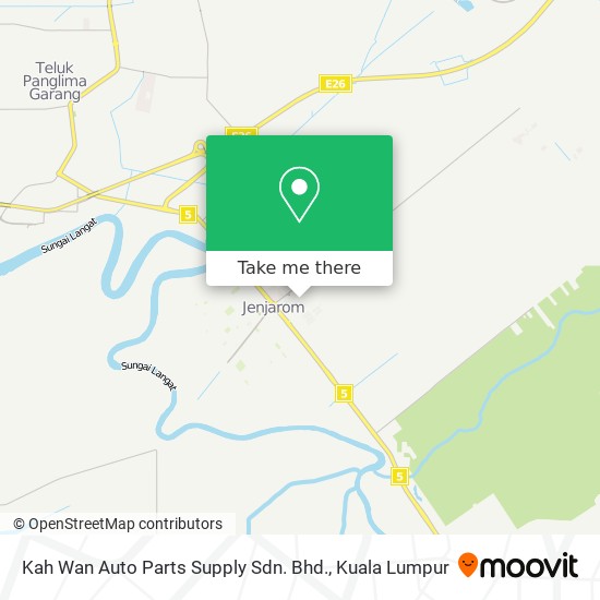 Kah Wan Auto Parts Supply Sdn. Bhd. map