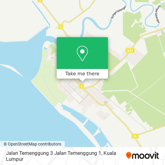 Peta Jalan Temenggung 3 Jalan Temenggung 1