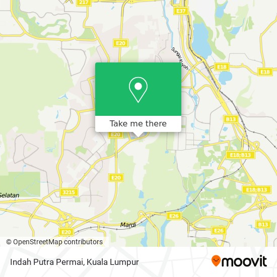 Indah Putra Permai map