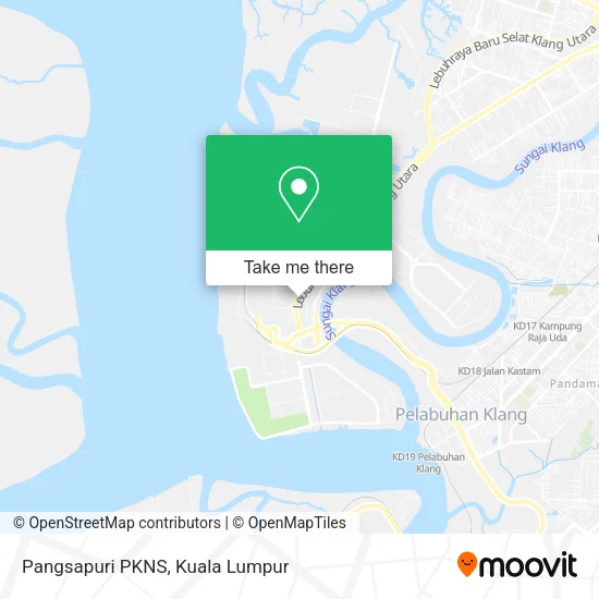Pangsapuri PKNS map