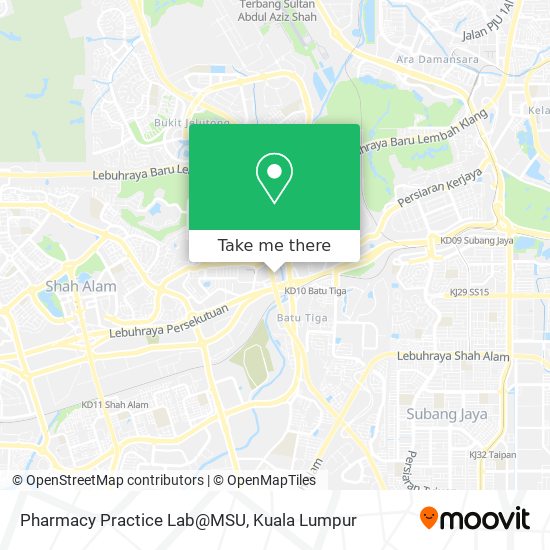 Pharmacy Practice Lab@MSU map